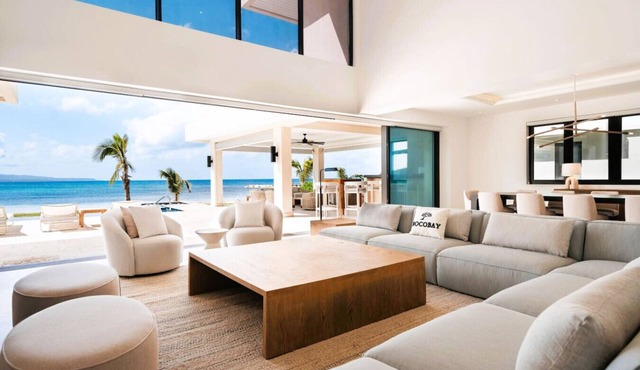 Beach Front Staffed Villa | Lux Resort by Bocobay