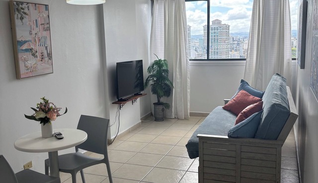 Beachfront apartment w pools, tennis, gym parking in TOP PR TOURISM CONDADO SJU