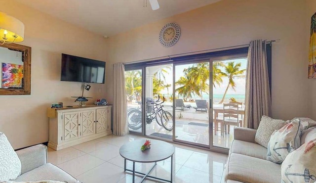 Beachfront condo with pool, amazing ocean view, & W/D - near restaurants