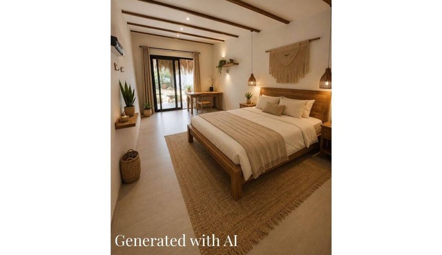 Boutique Studio | King Bed & Pool | Unit 4 | Aluna