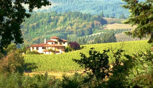 Casi Cielo Vineyard Estate, Willamette Valley, near Portland, Views & Hot Tub