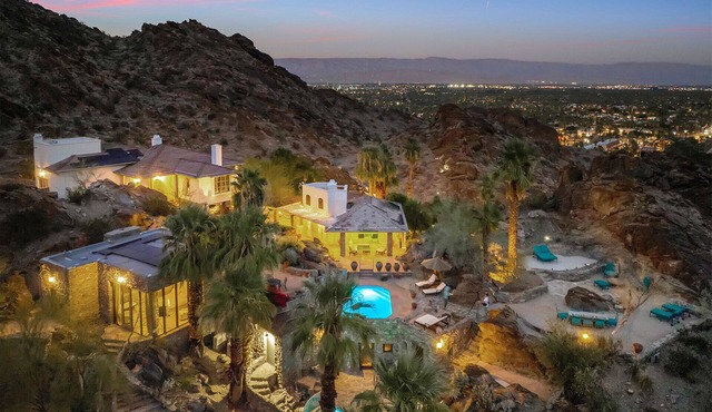 Celebrity Owned Iconic 27 Acre Compound, Sleeps 12 in Palm Springs