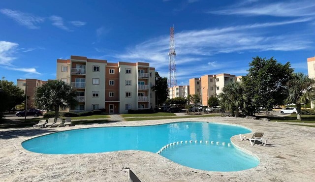 Charming 2-Bedroom Apartment in Punta Cana with Shared Pool