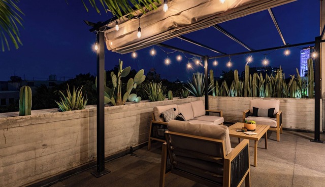 Condesa Amazing 3BrApt W/PrivateTerrace/Pool 6 PAX in Ciudad de México