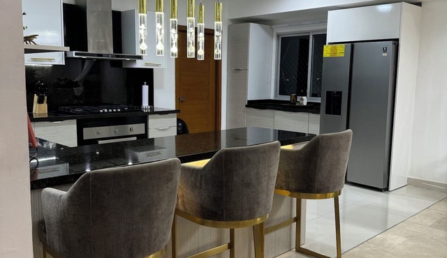 Enjoy a stylish experience at this centrally-located duplex penthouse in Santo Domingo