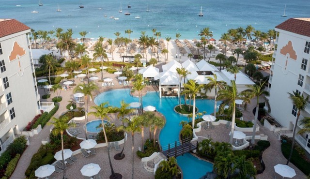 Experience Palm Beach Elegance at Marriott's Aruba Ocean Club- 2 BD villa