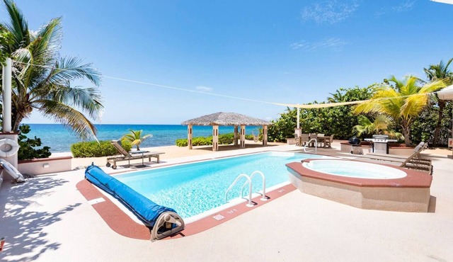 Luxury Oceanfront Cayman Brac Escape, Private Pool, 3BR Stunning Caribbean Views