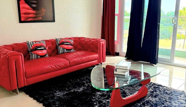 Maison Blanc et Noir|A luxury Kingston 8 apartment with a cinematic rooftop pool
