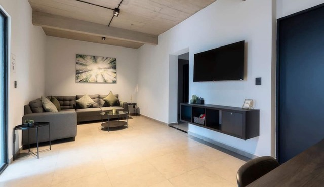 Modern 3Bdrm 2bath private balcony & Rooftop in Mexico City