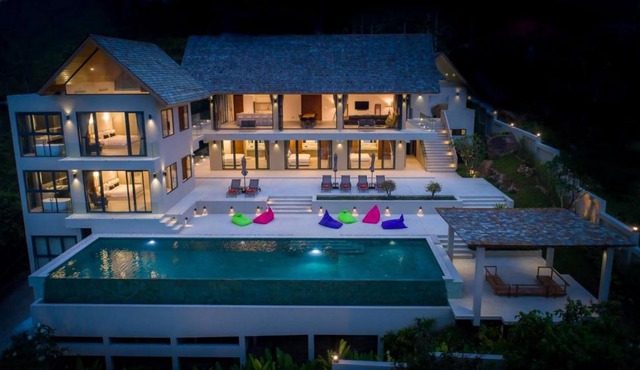 Nojoom Hills - Sea View 6 Bedroom Villa in Bophut