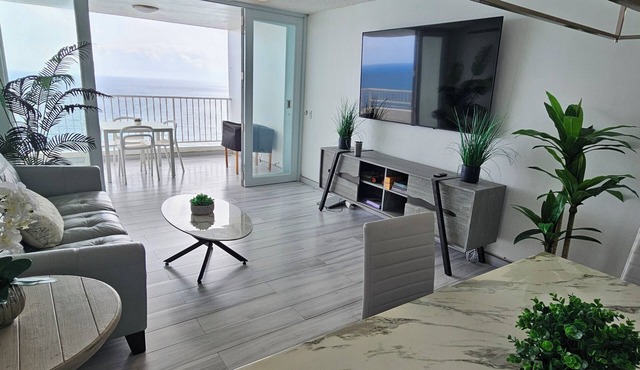 Oceanfront, breathtaking view 3-bedroom Sub-Penthouse in Luquillo