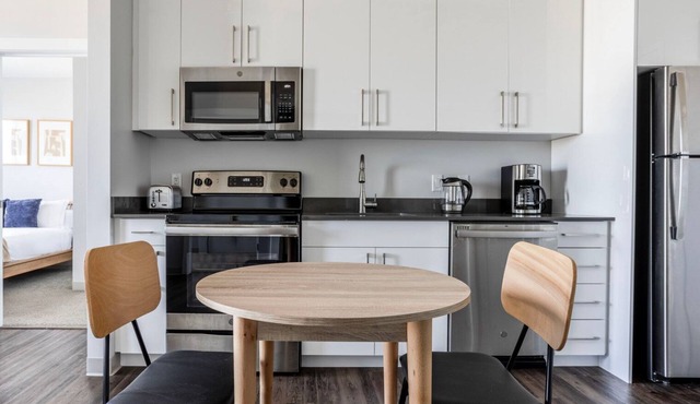 Open Brighton 2BR w/Gym & W/D, near Green Line Stop, by Blueground in Boston