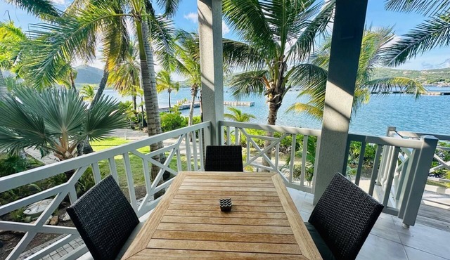 South Point 103, 1 bed apartment sleeps 4, pool, AC, Walk to beach/restaurants