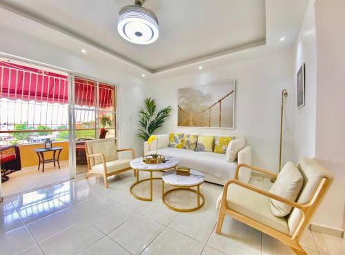 Stylish 3BR Condo, Full AC, Wi-Fi