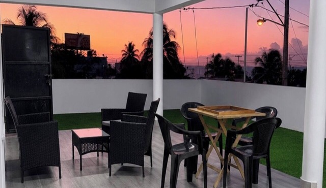 Sunrise Ocean Views Rooftop with BBQ Near SDQ