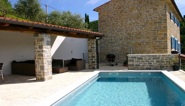 Villa Kentic Stone Holiday house with pool and stunning views in Bartolici