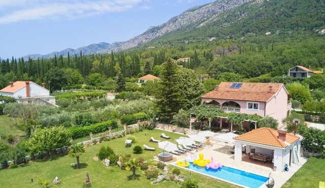 Villa Thousand Roses - Four-Bedroom Villa with Terrace and Swimming Pool in Gruda