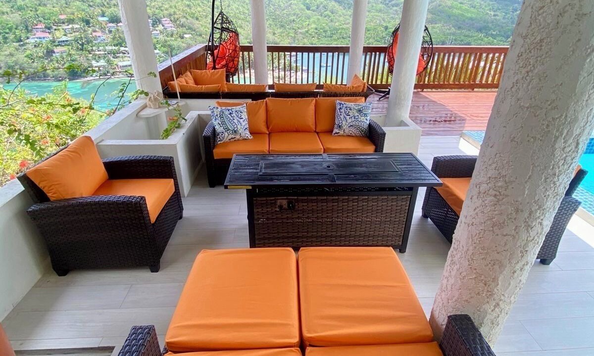 Photo of Patio Balcony in Marigot Bay