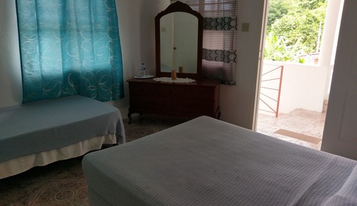 Quadruple Room, 2 Double Beds, Garden View