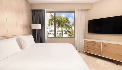 Room, 1 King Bed with Sofa bed, Kitchenette, Pool View (Sofa Bed)