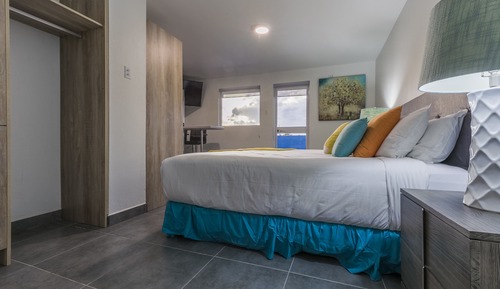 Deluxe Studio Suite, 1 King Bed, Balcony