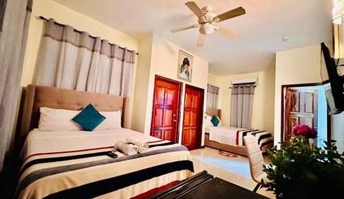 Family Room, 2 Queen Beds, Ocean View