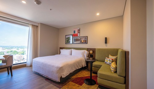 Room, 1 King Bed, Refrigerator