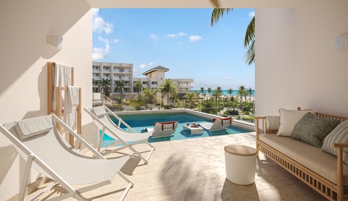 Suite, 2 Queen Beds (Swim Out)