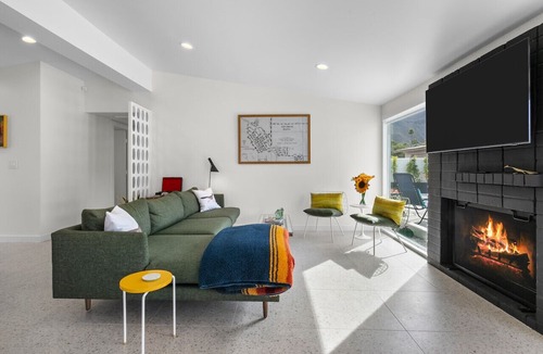 Magnesia Falls Cove House | Renovated Mid-Century Home w/Pool & Vintage Camper