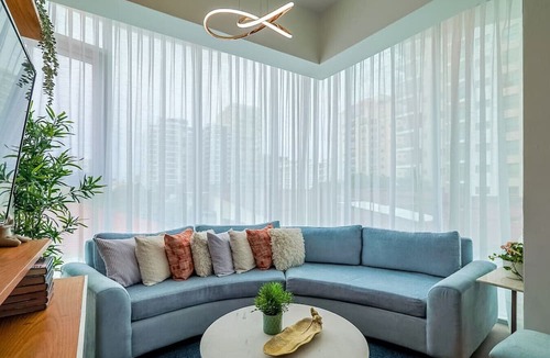 Downtown Santo Domingo Apartment | Beautiful and Comfy City Center 1BR Apt, Full AC, Gym, Near All.