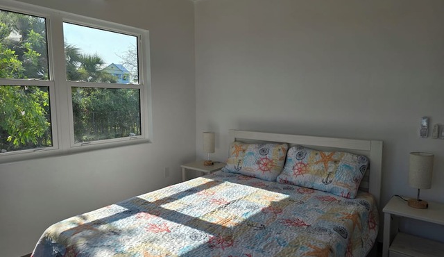 New 4 bedroom house in Spanish Wells just steps away from the beautiful beach.