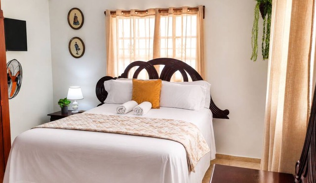 Bright Tropical Room with Private Bathroom | Villa Valencia