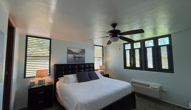 Beachfront Garden Apartment with Ocean View. This unit is fully equipped.
