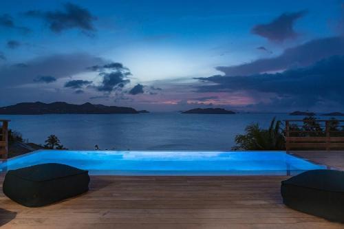 Infiniti 1 BR Private Luxury Villa Breath Taking View in St Barth
